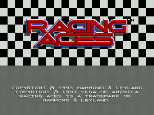 Racing Aces Title Screen